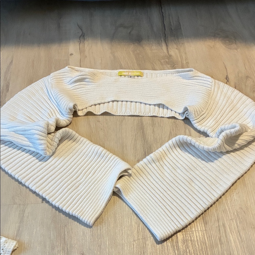 Urban Outfitters Cream Knit Bolero